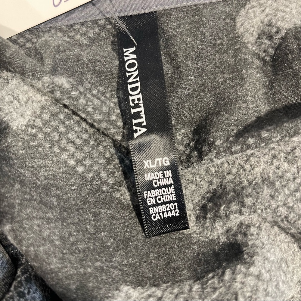 Mondetta Gray Patterned Pullover Xl - image 2